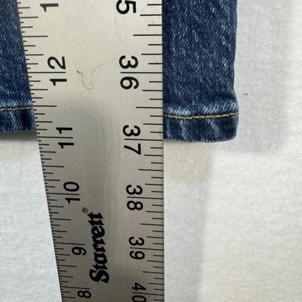 J.Crew Womens Denim Jeans - 29 P Blue Crop Straight Leg High Rise Casual Comfort